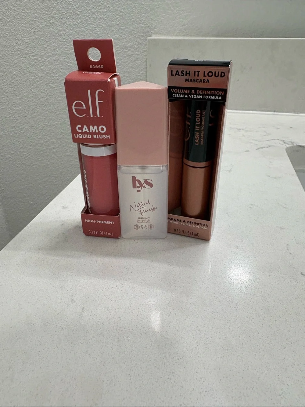 LYS Setting Spray mini, Elf Blush and Mini Mascara- NEW